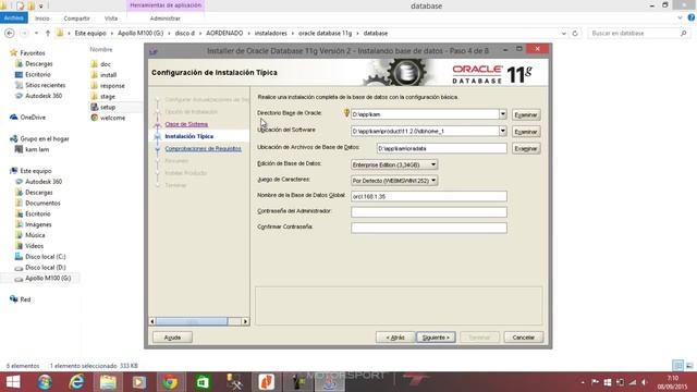 Instalación de oracle database 11g en windows 8.1 смотреть онлайн