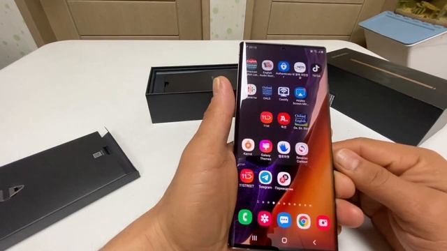 Galaxy Note20 Ultra Korea Version - распаковка