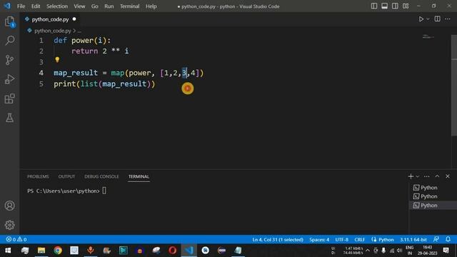 Python Program #19 - Display Powers of 2 Using Anonymous and map Function in Python смотреть онлайн