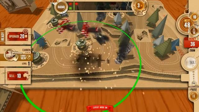 Tabletop Defense (War in a Box: Paper Tanks) Level 10 Expert 3 Stars 100% смотреть онлайн