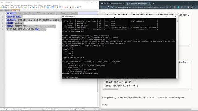 Manipulation of Text Data: From MariaDB to Email List Vector смотреть онлайн