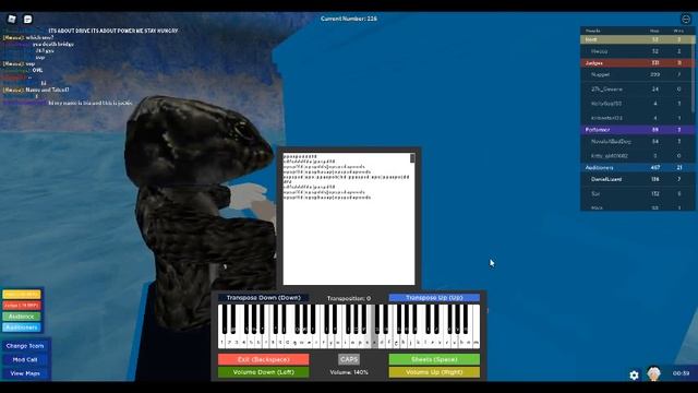 Rick Roll Roblox piano смотреть онлайн
