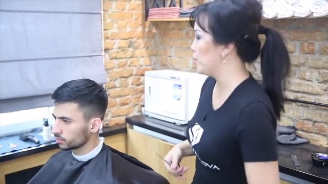 Андеркат с пробором, контуирование бороды by saniyamakeup almaty смотреть онлайн