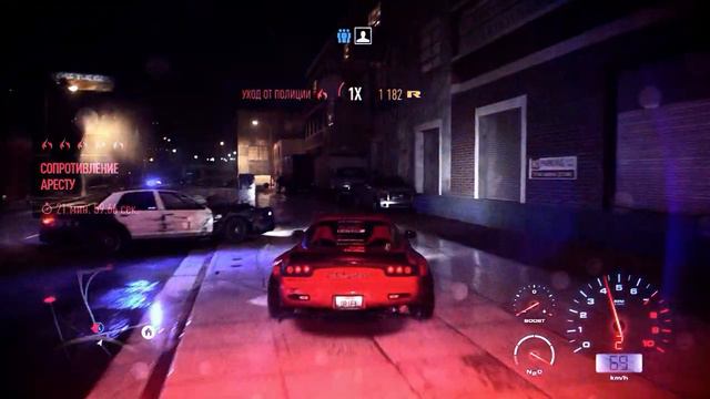 Need for Speed 2016 Mazda-rx7 - Копы. смотреть онлайн