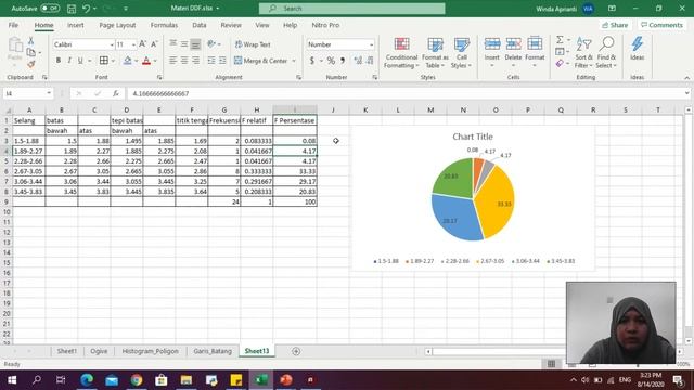 Membuat Diagram lingkaran menggunakan Ms. Excel смотреть онлайн