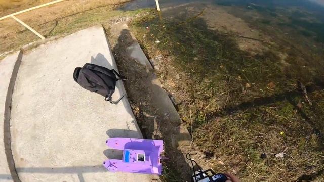 Имбовый катамаран с ПРОпеллером! / обзор лодки / #судомоделизм смотреть онлайн