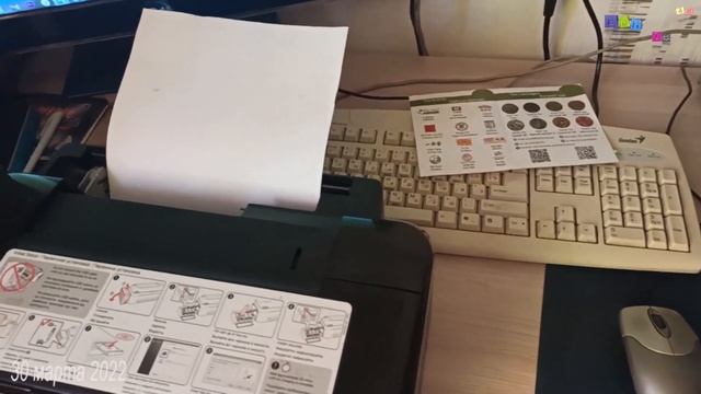 Ремонт принтера Епсон Л 100. Не берёт бумагу. смотреть онлайн