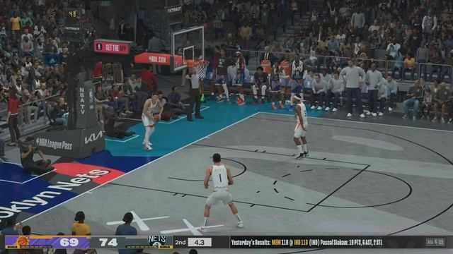 Phoenix SUNS vs Brooklyn NETS - FULL GAME - CPU vs CPU - NBA 2K24 смотреть онлайн