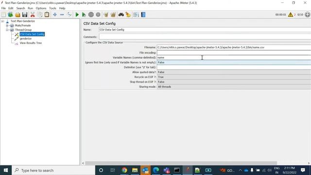 2| JMeter Tutorial| How to read data from csv file and Parameterization using csv data config смотреть онлайн