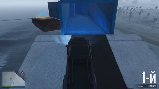 Не упади в море на скилл тесте на вездеходах в GTA 5 Online смотреть онлайн