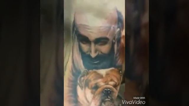 Bulldog Tattoo by Suliée Pepper at Pedrada Tattoo смотреть онлайн