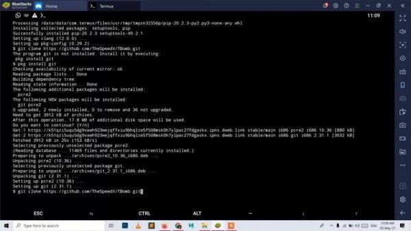 08.Prank calling and SMS without showing on number.T-BOMB SMS Call Bomber for Linux and termux.