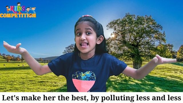 English Recitation Competition on Nature/Environment |Poem Competition save nature for kids/childre смотреть онлайн