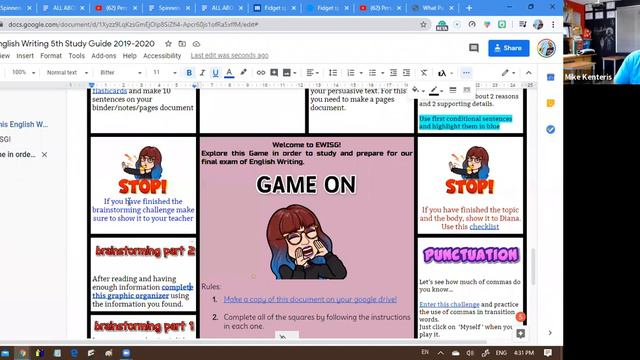 Dr Mike Kenteris: Proctoring your online writing classes смотреть онлайн
