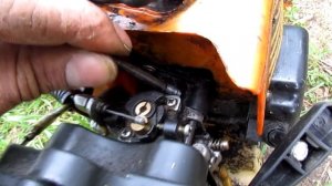 Не заводится на холодную триммер -  устраняем причину