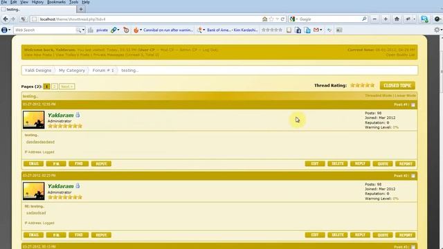Black Golden Theme For MyBB 1.6.x смотреть онлайн