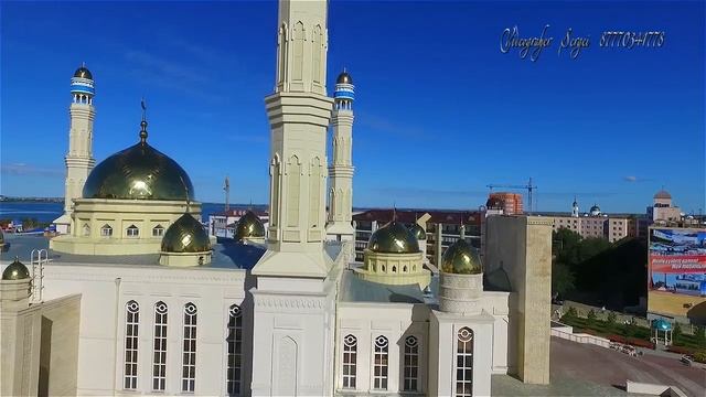 Мечеть в Кокшетау с высоты смотреть онлайн