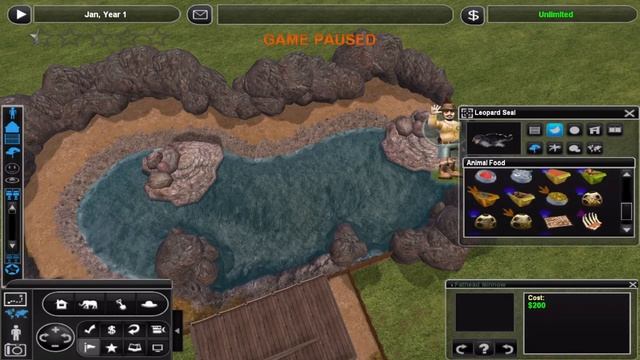 Leopard Seal Exhibit Speed Build - Zoo Tycoon 2 смотреть онлайн