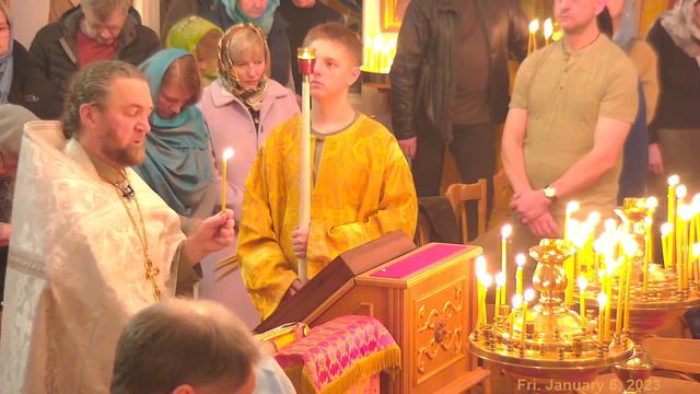 Рождественский сочельник. Всенощная. | Vigil on the Eve of Nativity. смотреть онлайн