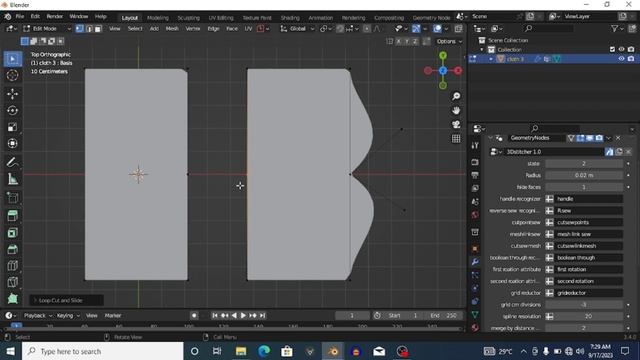 make cloth easy and fast in blender using geometry nodes using the free 3D stitcher #cloth#tutorial смотреть онлайн