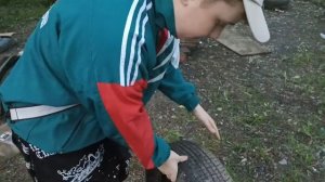 Самодельное сидение для электросамоката