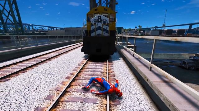 GTA 5 Motorcycles Water Ragdolls | SPIDERMAN Overtakes Elephants (Euphoria Physics | Funny Moments) смотреть онлайн