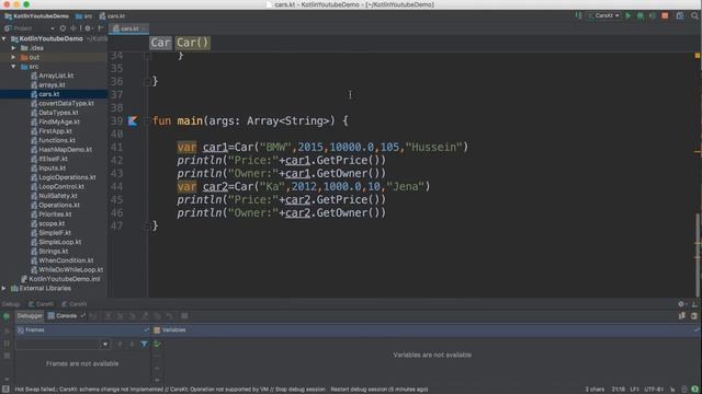 28- Kotlin|| Class constructor- الكلاسات смотреть онлайн