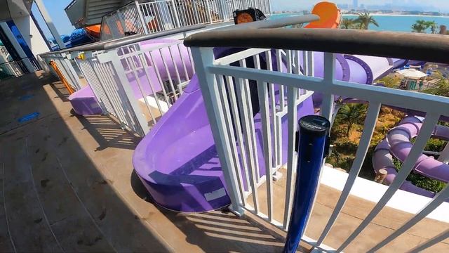 WaterDROP VORTEX WaterSlide at Aquaventure Waterpark Dubai смотреть онлайн