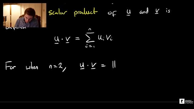 Norm and Scalar Product of Vectors in R^n смотреть онлайн