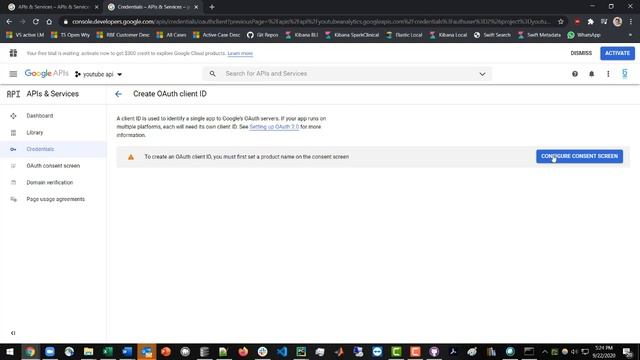 YouTube API Walkthrough with Authentication from OAuth 2.0 Client IDs for Analytics Queries смотреть онлайн