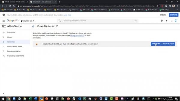 YouTube API Walkthrough with Authentication from OAuth 2.0 Client IDs for Analytics Queries