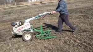 Борона для мотоблока в испытании