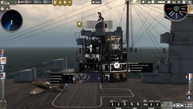 Ep 11 Sandbox Mode : Aircraft Carrier Survival Full Game - Pacific Theater WW2 Carrier Command