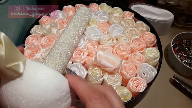 Свадебный букет своими руками✔ Marine DIY Guloyan✔ смотреть онлайн