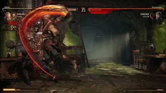 Wazminator(Smoke) vs Dittle(Baraka) PRO PLAYER MONEY MATCH. Mortal Kombat 1... смотреть онлайн