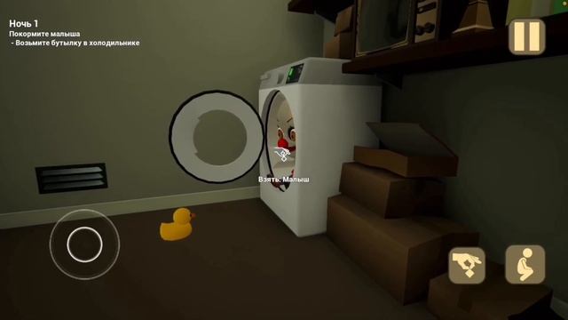 ОН РАССМЕШИТ ВАС В ЭТОМ ДОМЕ ?! ИГРА The Baby In Yellow смотреть онлайн