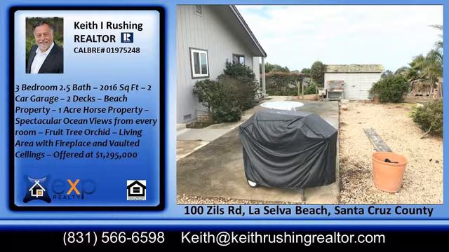 Beach Horse property 3 BR 2.5BA with fireplace La Selva Beach смотреть онлайн