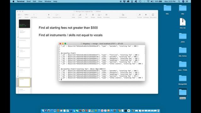 MongoDB - The Beginners Bootcamp - NOT Operator смотреть онлайн