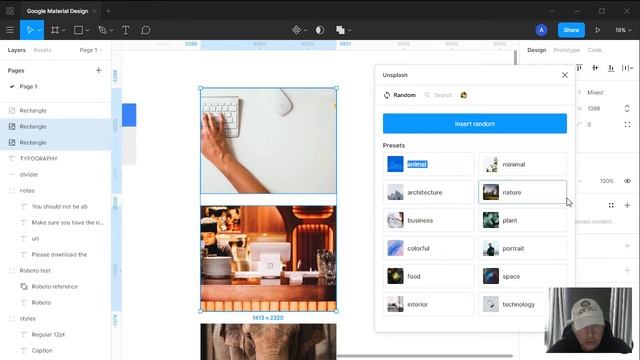 Figma. Плагин Unsplash смотреть онлайн