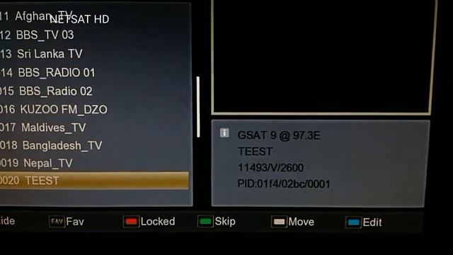 GSAT 9 at 97.3 E DTH DD FREE DISH NEW Channels GSAT 9 Chinasat (South Asia Satellite) Watan 2 NETSA смотреть онлайн