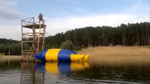 Водная катапульта БЛОБ. Калуга. смотреть онлайн