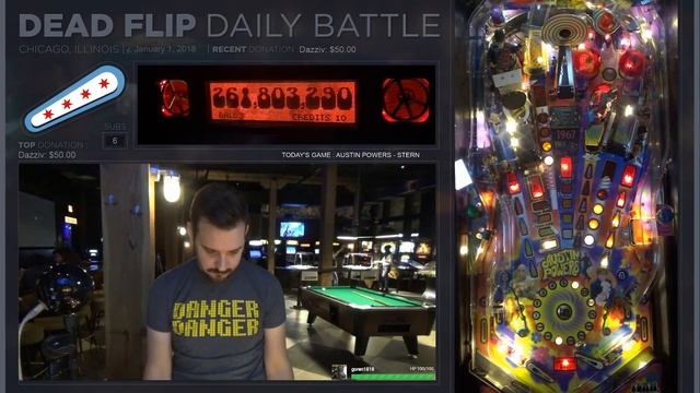 Austin Powers Pinball | 1.9 Billion Game w/ Bugs | Jan. 1st, 2018 смотреть онлайн