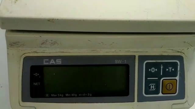 Весы CAS SW ошибка Err 1. смотреть онлайн
