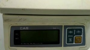Весы CAS SW ошибка Err 1.
