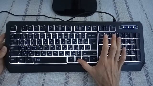 Работа подсветки клавиатуры Qumo Office Base K59 смотреть онлайн