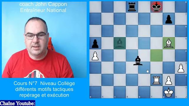 Cours d'Echecs N°7 (Niveau Collège): Attaques aux Rayons X смотреть онлайн