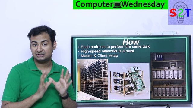 Cluster Computing Explained In HINDI {Computer Wednesday} смотреть онлайн