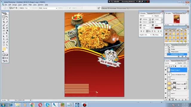 How To Design Brochure In Photoshop 7 | Banner Design In Photoshop 7