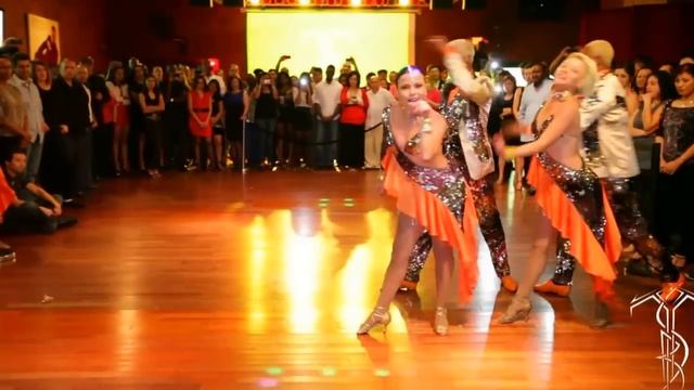 SWING LATINO Salsa Dance Performance At THE SALSA ROOM смотреть онлайн