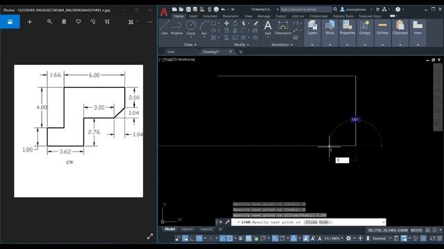 AutoCAD 2021 2D Drawing Tutorial | اوتوكاد смотреть онлайн